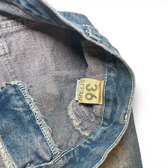 Repare Distressed denim mini skirt - Picture 4 of 5